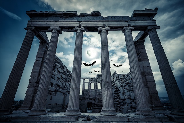 Mythological Halloween. Greek Mythological Creatures and Their Stories